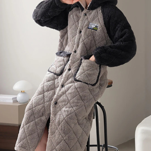 Peignoir Homme Plaid