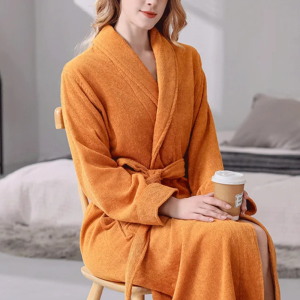 peignoir femme douche