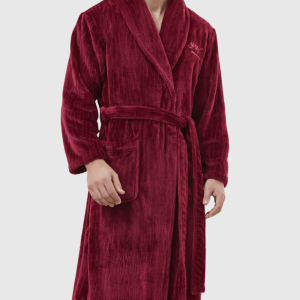 peignoir homme bleu marine