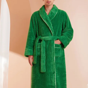 peignoir homme vert