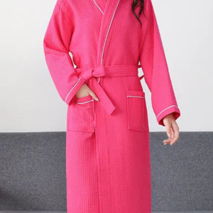 peignoir femme gaufré