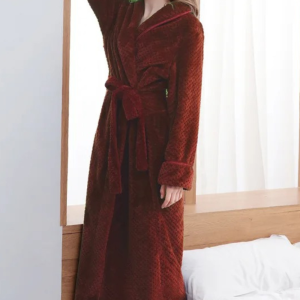 peignoir chaud femme