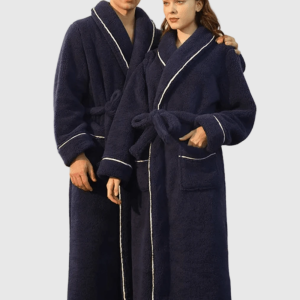 Peignoir de bain couple