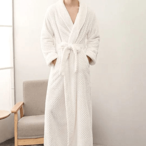 peignoir homme blanc