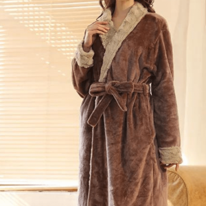 peignoir chaud élégant