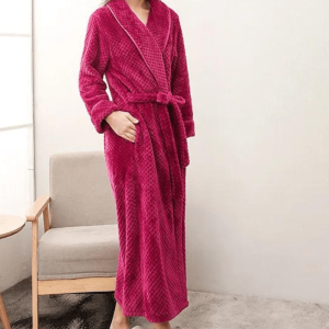 peignoir femme bain coton blanc