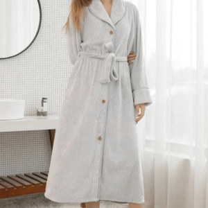 peignoir long confortable