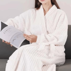 peignoir femme bain luxe