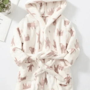 peignoir enfant blanc