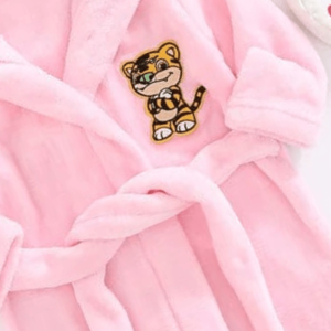 peignoir fille en éponge