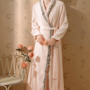 peignoir femme coton fin