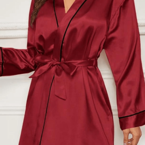 peignoir femme satin