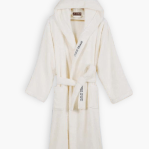 Peignoir en coton homme avec capuche