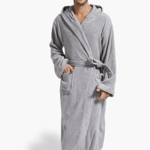 peignoir homme capuche polaire