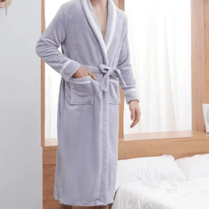 peignoir homme polaire