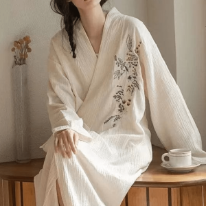 peignoir japonais en soie