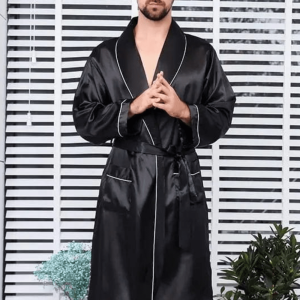 peignoir homme élégant