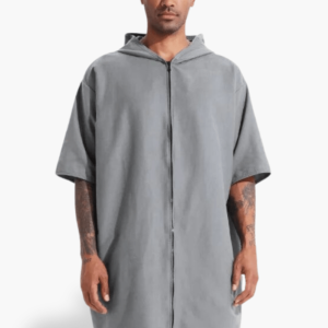 Peignoir Poncho en coton