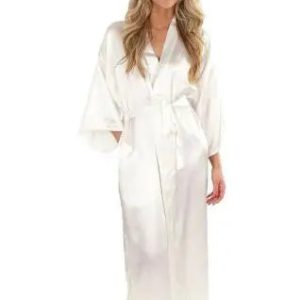peignoir en soie femme