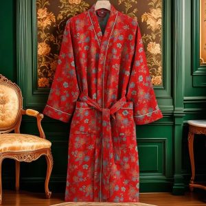 peignoir femme nid d abeille