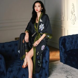peignoir kimono élégance